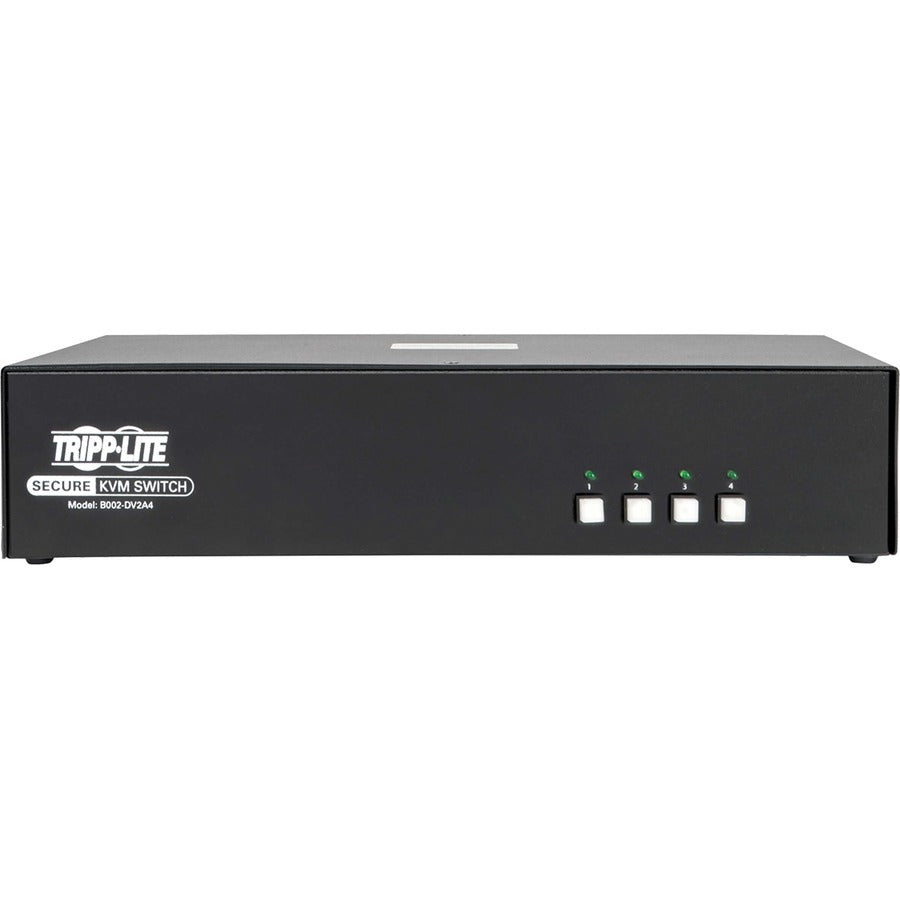 Tripp Lite by Eaton B002-DV2A4 Commutateur KVM DVI-I sécurisé à 4 ports certifié NIAP PP3.0 B002-DV2A4