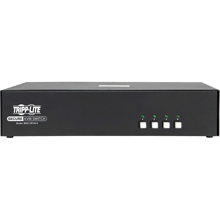 Tripp Lite by Eaton B002-DP2AC4 Secure 4-Port NIAP PP3.0-Certified DisplayPort KVM Switch B002-DP2AC4