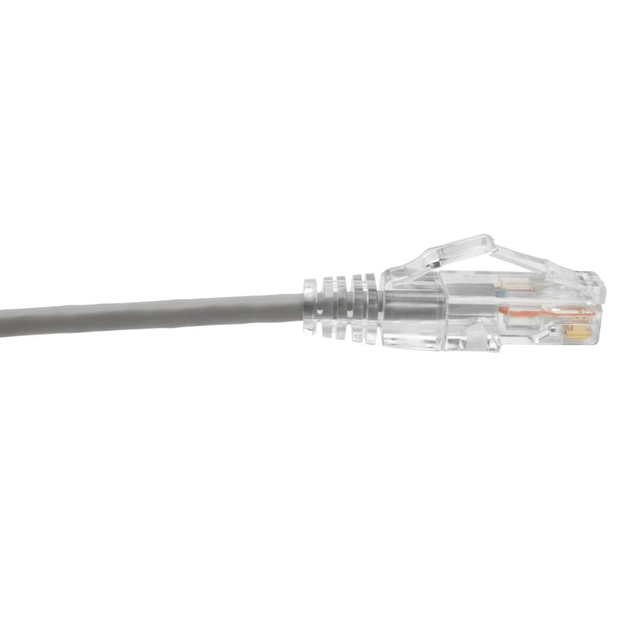 Câble de brassage UTP Tripp Lite by Eaton Cat6 (RJ45) - M/M, Gigabit, sans accroc, moulé, fin, gris, 6 po N201-S6N-GY