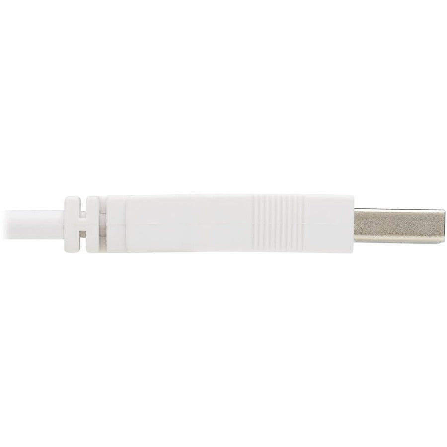 Tripp Lite Safe-IT USB-A to USB Micro-B Antibacterial Cable (M/M), USB 2.0, White, 6 ft. U050AB-006-WH