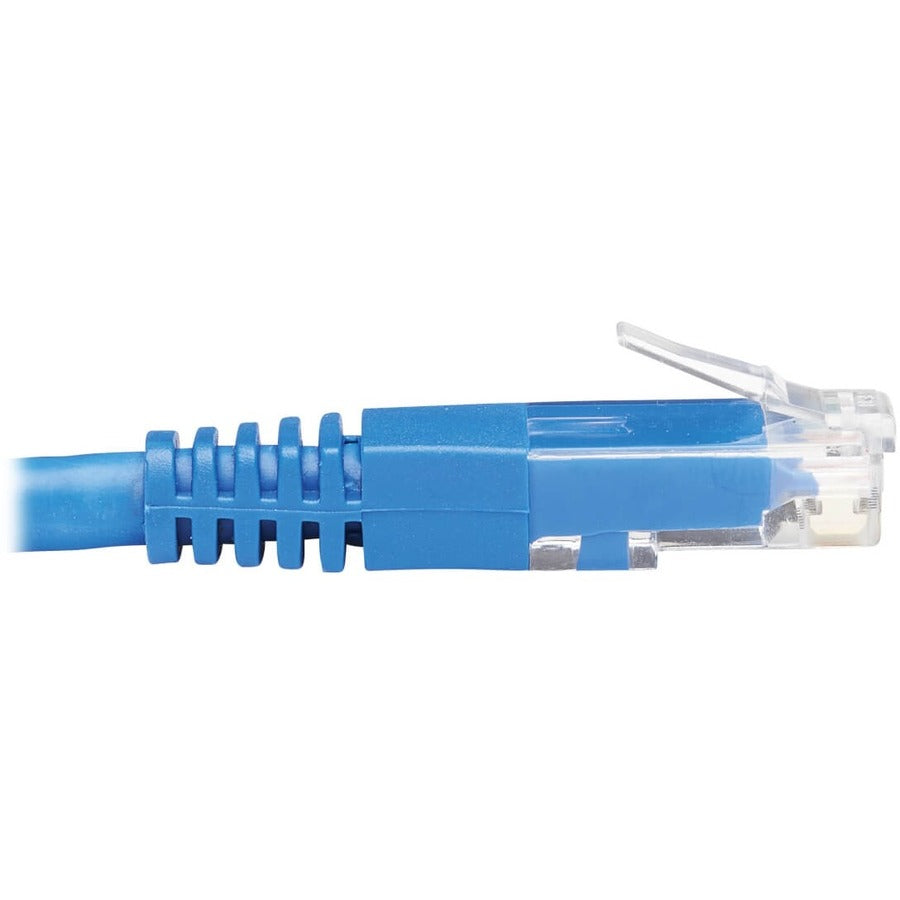 Tripp Lite by Eaton N204-015-BL-RA Câble Ethernet Cat6 à angle droit - 15 pieds, M/M, Bleu N204-015-BL-RA