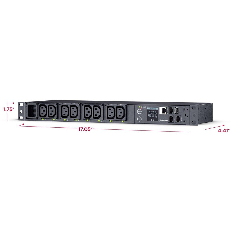 CyberPower PDU41005 Single Phase 100 - 240 VAC 20A Switched PDU PDU41005