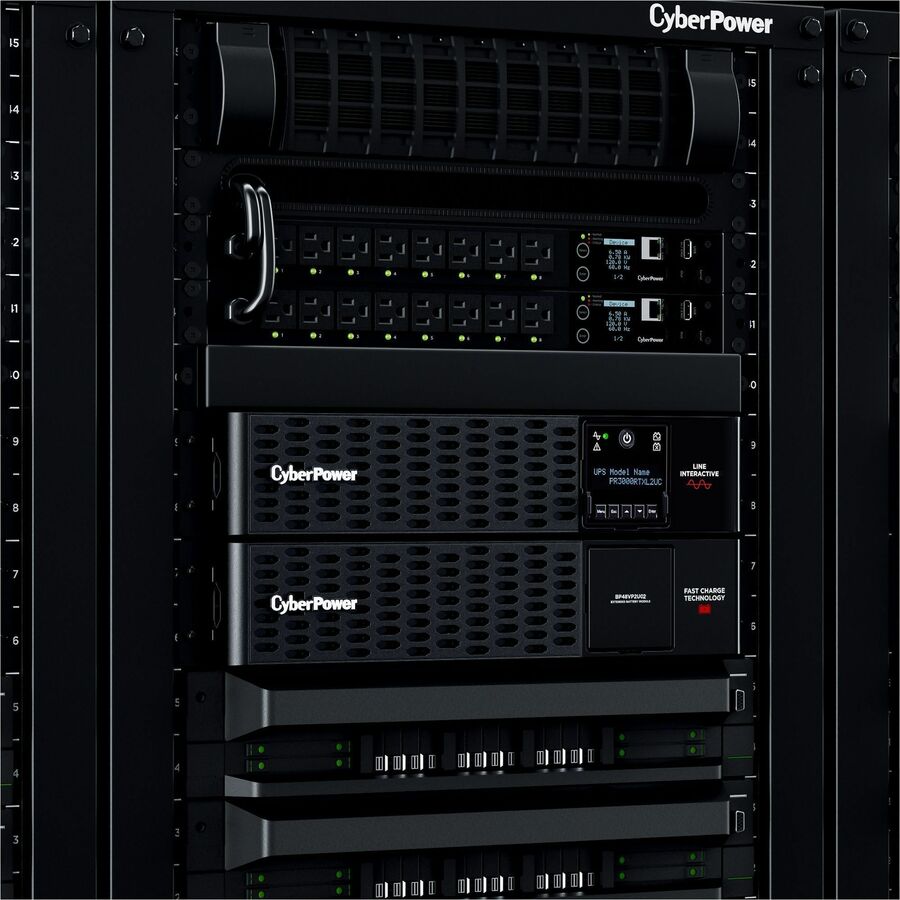 CyberPower Smart App Sinewave PR3000RTXL2UC 3000VA Rack/Tower UPS PR3000RTXL2UC