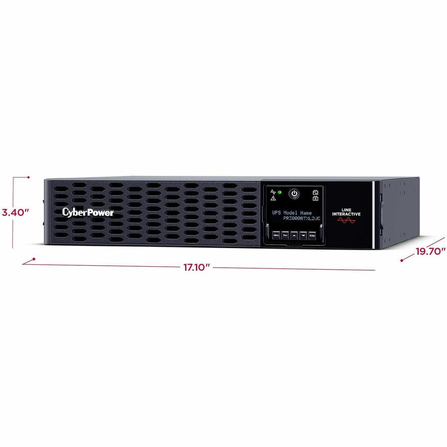 CyberPower Smart App Sinewave PR3000RTXL2UC Onduleur rack/tour 3 000 VA PR3000RTXL2UC