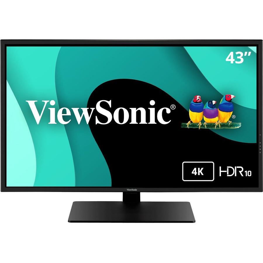 ViewSonic Entertainment VX4381-4K 43" Class 4K UHD LED Monitor - 16:9 - Black VX4381-4K