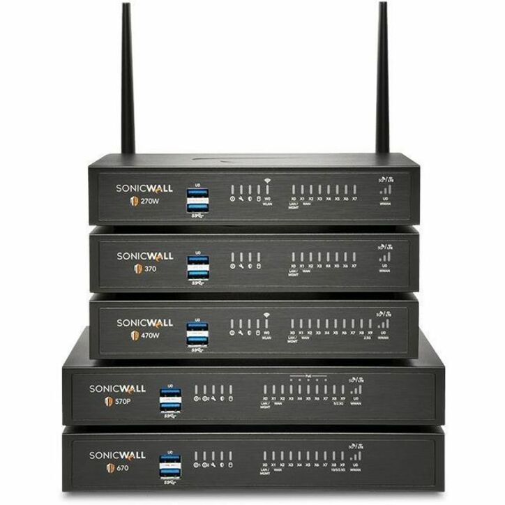 Appareil de sécurité réseau/pare-feu SonicWall TZ470 03-SSC-1367