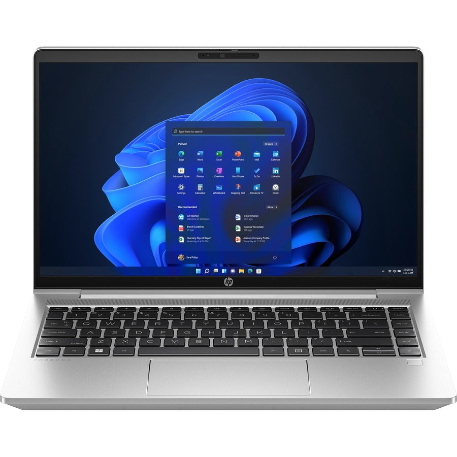 HP ProBook 445 G10 14" Notebook - Full HD - 1920 x 1080 - AMD Ryzen 7 7730U Octa-core (8 Core) - 16 GB Total RAM - 512 GB SSD - Pike Silver Plastic 7P3C9UT#ABA