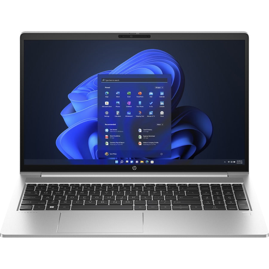 HP ProBook 455 G10 15.6" Notebook - Full HD - 1920 x 1080 - AMD Ryzen 5 7530U Hexa-core (6 Core) - 16 GB Total RAM - 256 GB SSD - Pike Silver Plastic 7P3B5UT#ABA