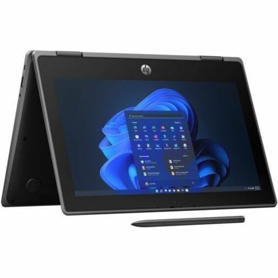 HP Pro x360 Fortis 11 G11 11.6" Touchscreen Convertible 2 in 1 Notebook - HD - 1366 x 768 - Intel N100 Quad-core (4 Core) - 4 GB Total RAM - 4 GB On-board Memory - 128 GB SSD 7N4J2UT#ABA