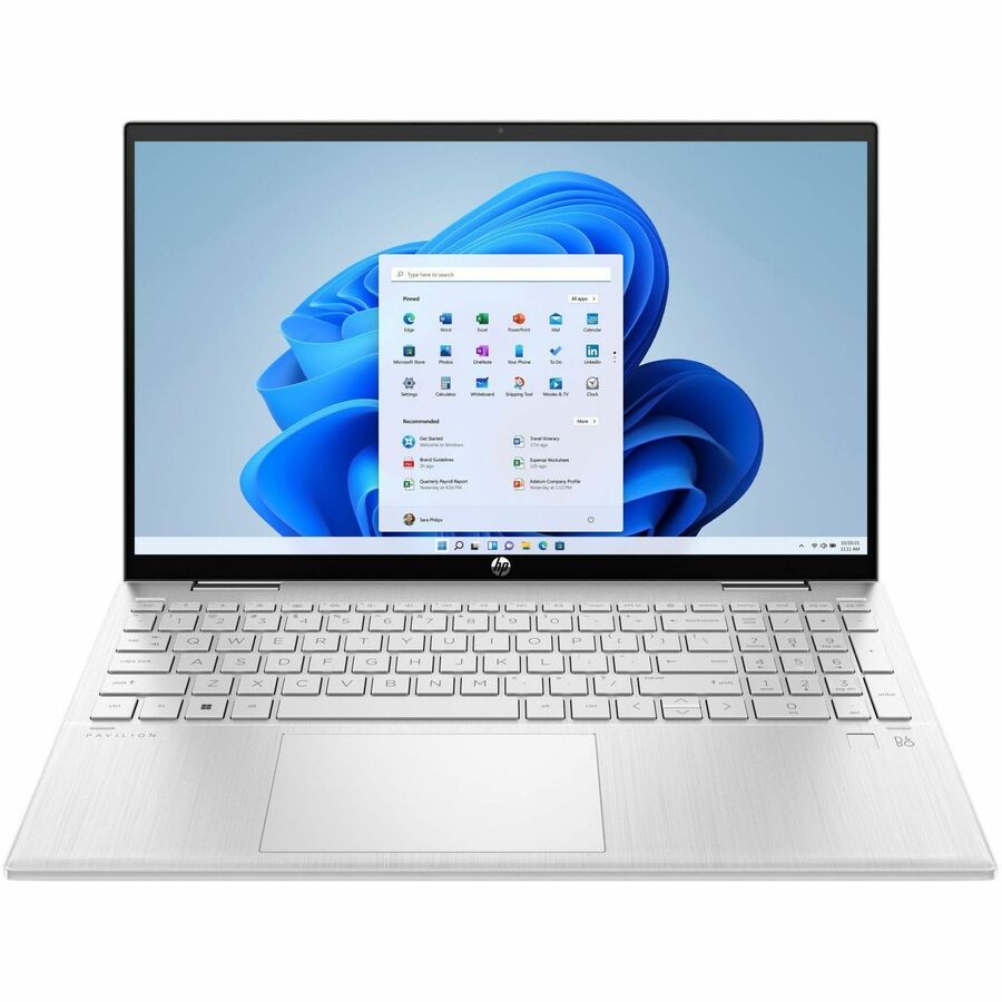 HP Pavilion x360 15-er1000 15-er1020ca 15.6" Touchscreen Convertible 2 in 1 Notebook - Full HD - 1920 x 1080 - Intel Core i7 12th Gen i7-1255U Deca-core (10 Core) - 16 GB Total RAM - 1 TB SSD - Natural Silver, Natural Silver 2L7T7UA#ABL