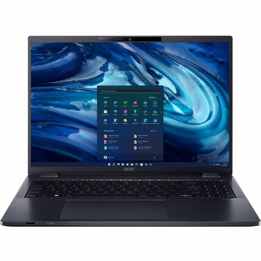 Ordinateur portable Acer TravelMate P4 P416-51 TMP416-51-53S6 16" - WUXGA - 1920 x 1200 - Intel Core i5 12e génération i5-1240P Dodeca-core (12 cœurs) 1,70 GHz - 16 Go de RAM totale - 512 Go SSD - Bleu ardoise NX.VUKAA.002