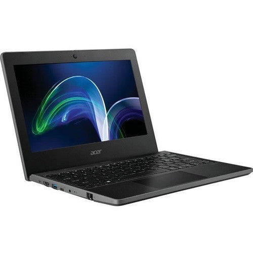 Acer TravelMate Spin B3 B311R-32 TMB311R-32-C0CC 11.6" Touchscreen Convertible 2 in 1 Notebook - HD - 1366 x 768 - Intel Celeron N5100 Quad-core (4 Core) 1.10 GHz - 4 GB Total RAM - 128 GB SSD - 128 GB Flash Memory - Shale Black NX.VQWAA.005