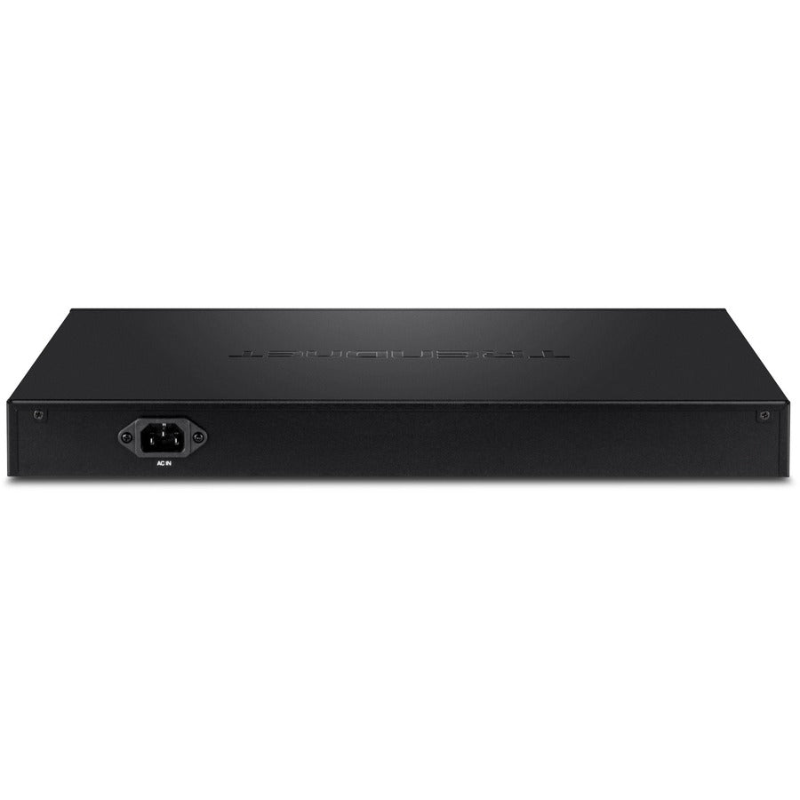 TRENDnet 52-Port Gigabit Web Smart PoE+ Switch, 48 Gigabit PoE+ Ports, 4 Shared Gigabit Ports (RJ-45 Or SFP), 370W PoE Power Budget, 104Gbps Switching Capacity, Lifetime Protection, Black, TPE-5240WS TPE-5240WS