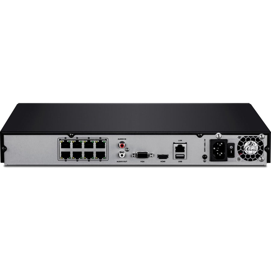 TRENDnet 8-Channel H.264/H.265 PoE+ NVR TV-NVR408