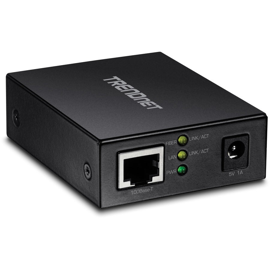 TRENDnet 100BASE-T to SFP Fiber Media Converter, Fast Ethernet to SFP Media Converter, Multi-Mode or Single-Mode, Full-Duplex, TFC-FSFP TFC-FSFP