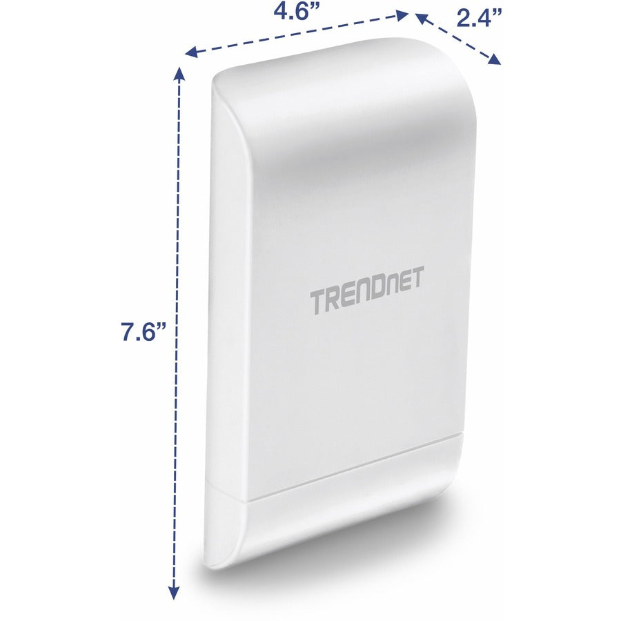 TRENDnet 10dBi Wireless N300 Outdoor PoE Pre-configured Point-to-Point Bridge Bundle Kit, Two Pre-Configured Wireless N Access Points, IPX6 Rated Housing, 10 dBi Antennas, White, TEW-740APBO2K TEW-740APBO2K