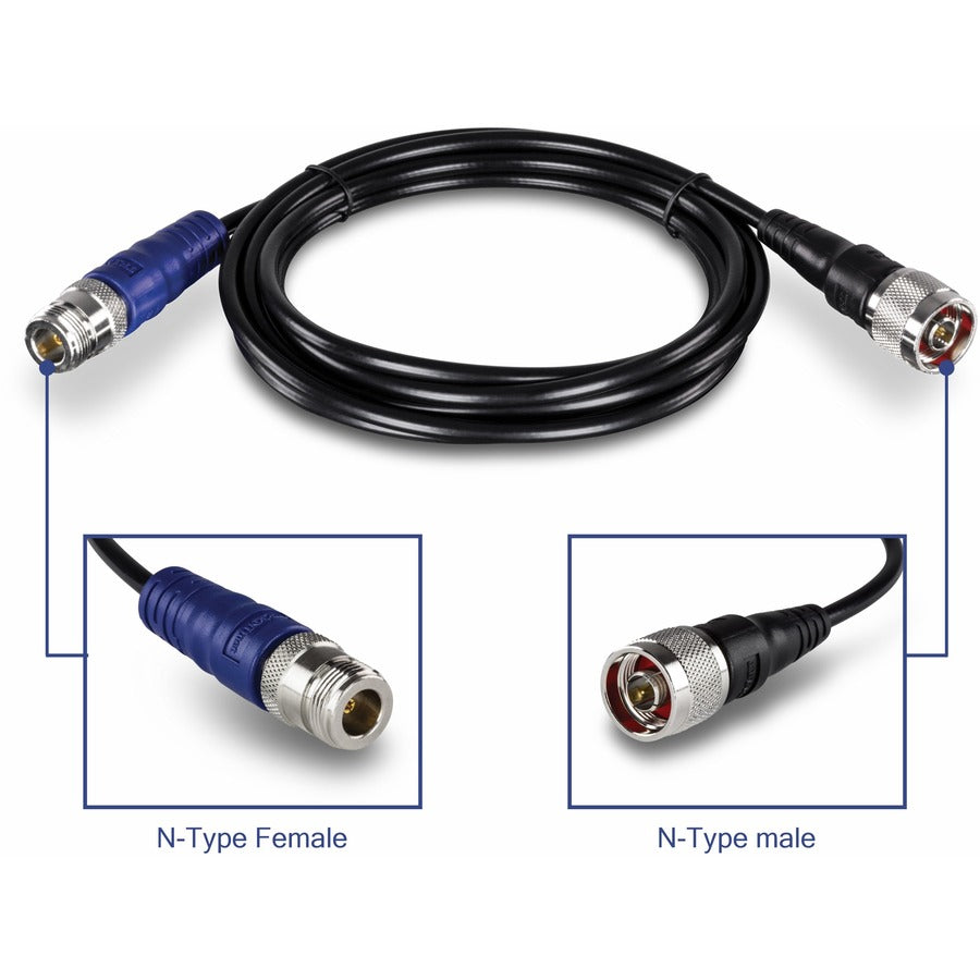 TRENDnet N-Type Male to N-Type Female Cable / 2M (6.5') TEW-L402