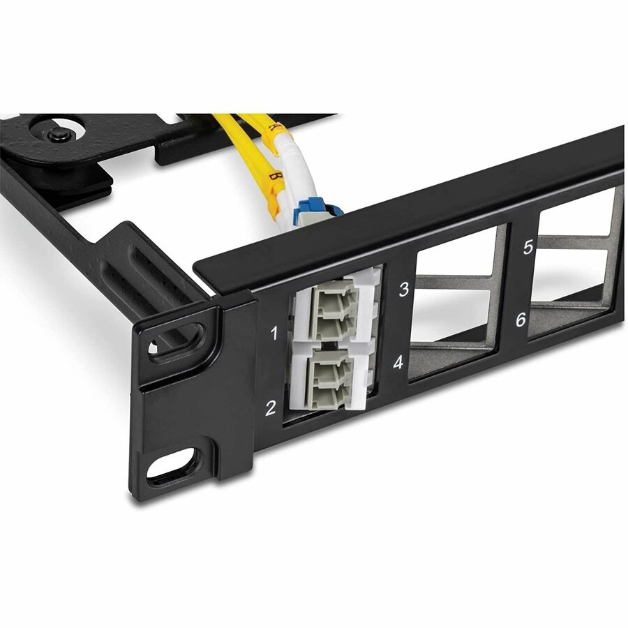 TRENDnet 24-Port Blank Angled Keystone Shielded 1U Patch Panel TC-KP24SA