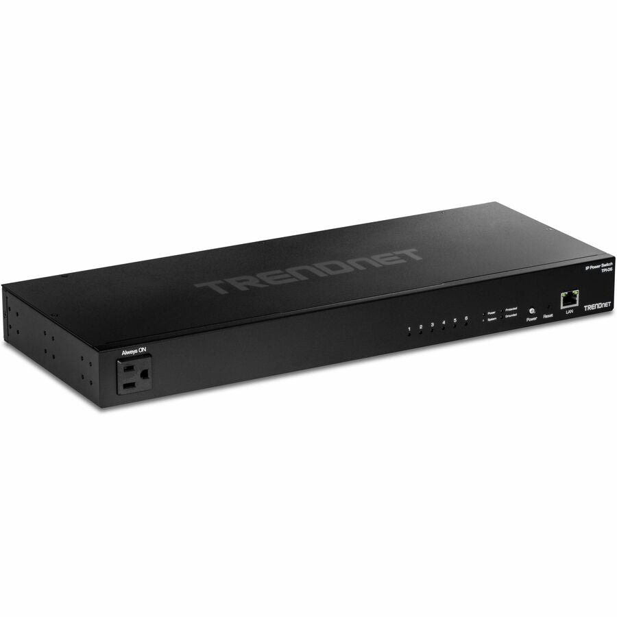 TRENDnet 6-Outlet Managed Rackmount Power Distribution Unit TPI-06