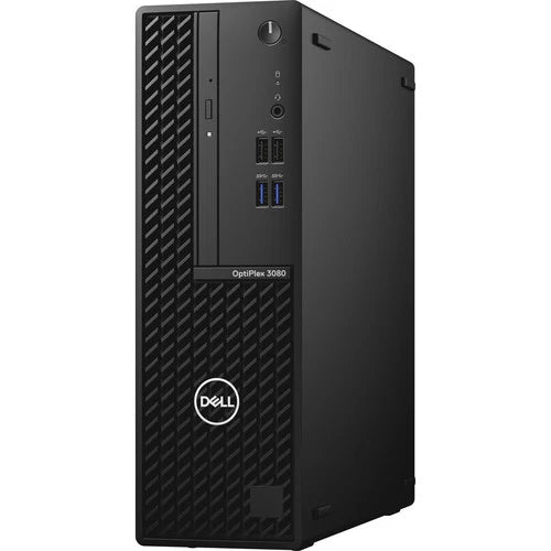 Dell OptiPlex 3000 3080 Desktop Computer - Intel Core i3 10th Gen i3-10105 - 8 GB RAM DDR4 SDRAM - 128 GB NVMe M.2 PCI Express M.2 SSD - Small Form Factor - Black 1RG7W