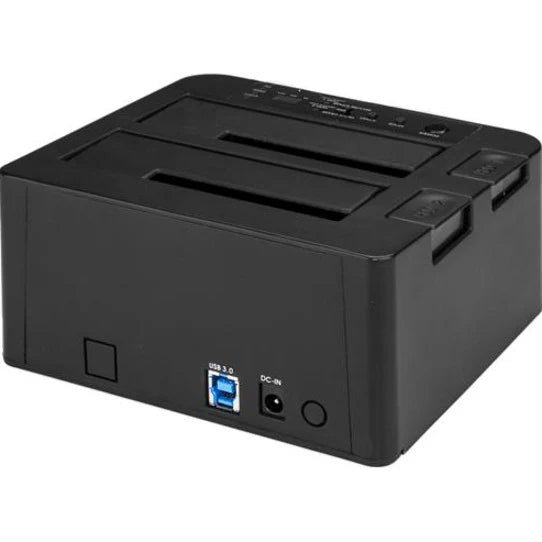 StarTech.com Dual Hard Drive Duplicator and Eraser - For 2.5in / 3.5in SATA SSD / HDDs - USB 3.0 - USB-C and USB-A - Hard Drive Dock SDOCK2ERU33