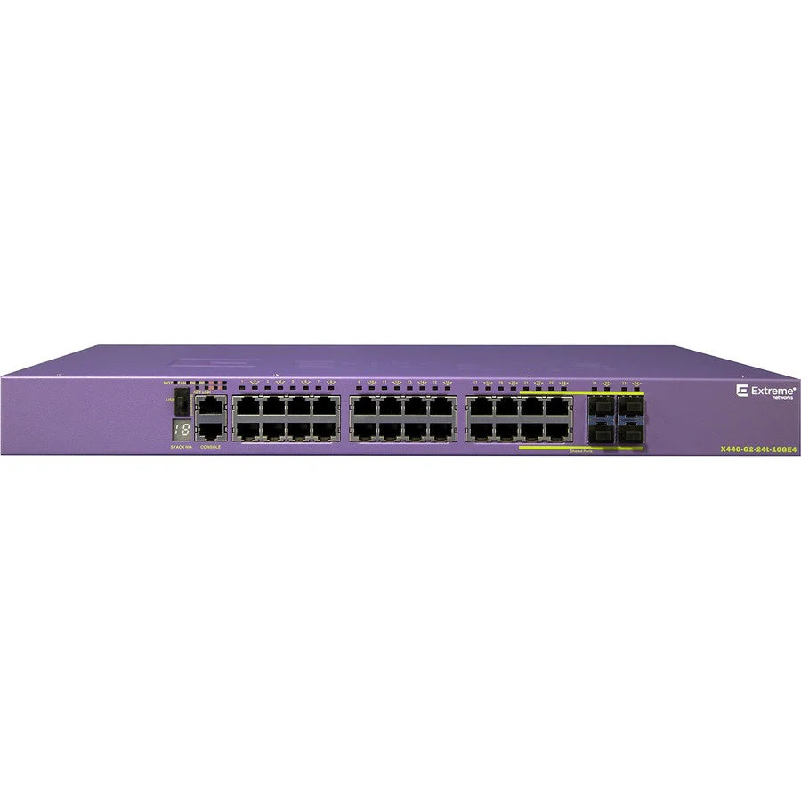 Extreme Networks X440-G2-24t-10GE4 Ethernet Switch 16532