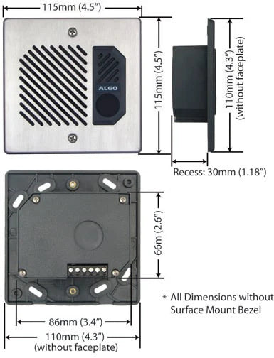 Algo 8028 G2 IP Doorphone (Controller + Intercom)