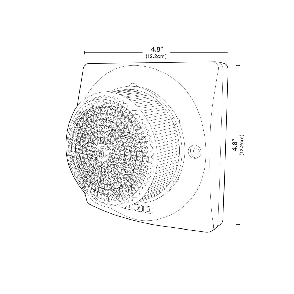 Alerte visuelle couleur IP Algo 8138