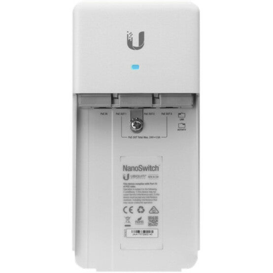 Ubiquiti Outdoor 4-Port PoE Passthrough Switch N-SW