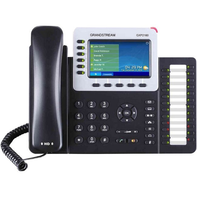 Téléphone IP Grandstream GXP2160 - Bluetooth - Bureau, montable au mur GXP2160