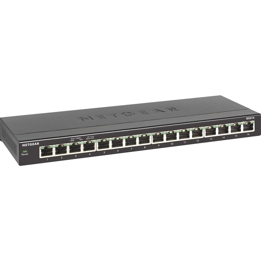 Commutateur Ethernet Netgear GS316-100NAS