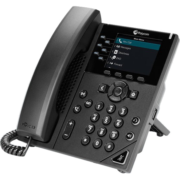 Poly 350 IP Phone - Corded - Corded - Wall Mountable, Desktop - TAA Compliant 2200-48832-025