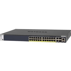 Netgear M4300 24x1G PoE+ Switch administrable empilable avec 2x10GBASE-T et 2xSFP+ (1 000 W PSU) GSM4328PA-100NES