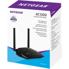 Netgear R6120 Wi-Fi 5 IEEE 802.11ac Ethernet Wireless Router R6120-100CNS