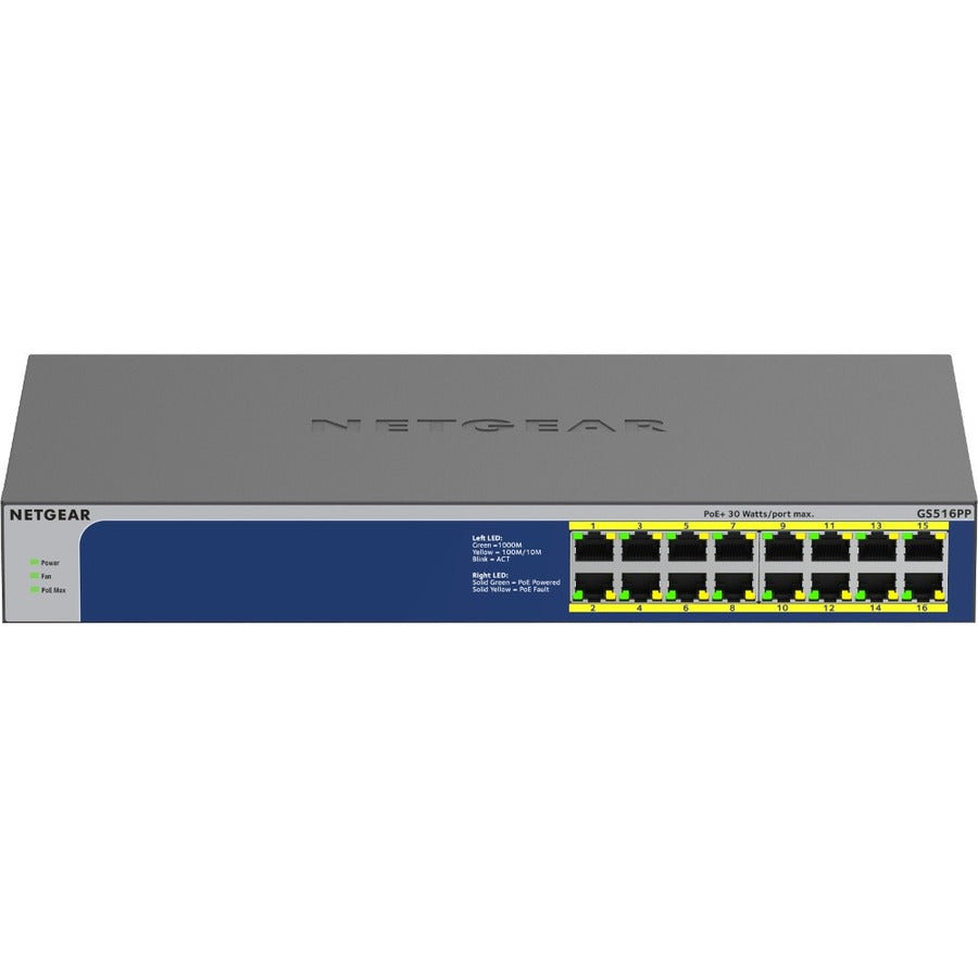 Netgear GS516PP Ethernet Switch GS516PP-100NAS