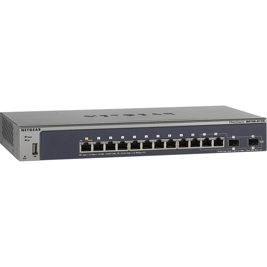 Switch administrable NETGEAR 12 ports ProSAFE, GSM5212 GSM5212-100NES