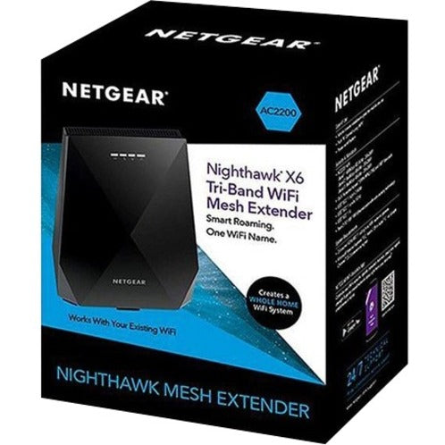 Netgear Nighthawk X6 EX7700 IEEE 802.11ac 2.20 Gbit/s Wireless Range Extender EX7700-100CNS