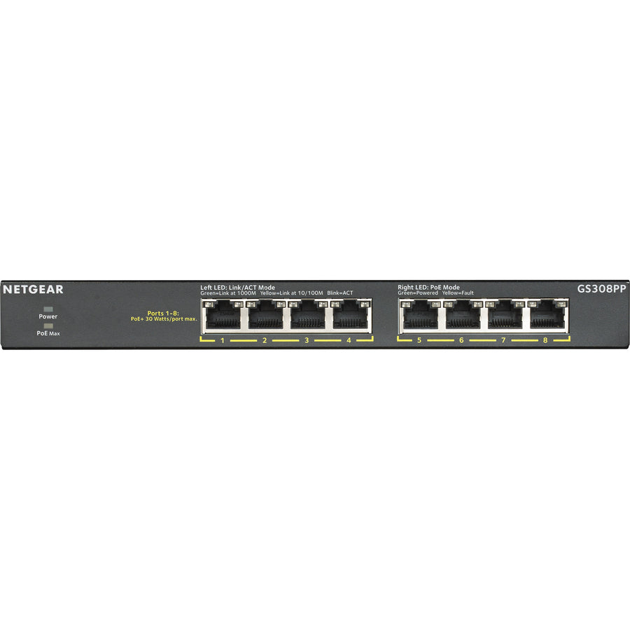 Netgear GS308PP Commutateur Ethernet GS308PP-100NAS