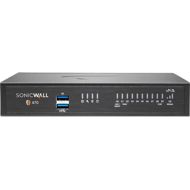 Appareil de sécurité réseau/pare-feu SonicWall TZ470 02-SSC-6796