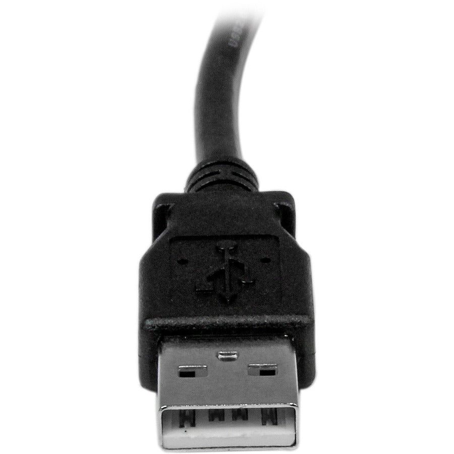 StarTech.com Câble USB 2.0 A vers angle gauche B de 3 m - M/M USBAB3ML