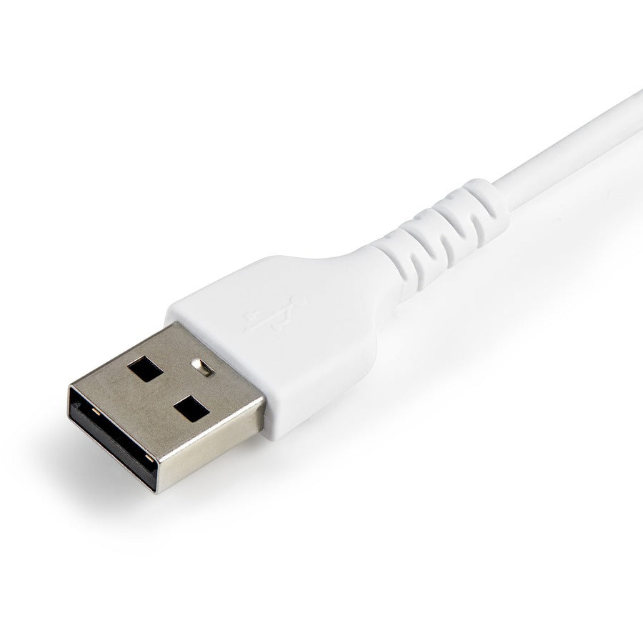 StarTech.com Câble USB-A vers Lightning blanc durable de 15 cm, câble de charge/synchronisation robuste et robuste pour Apple iPhone/iPad certifié MFi RUSBLTMM15CMW