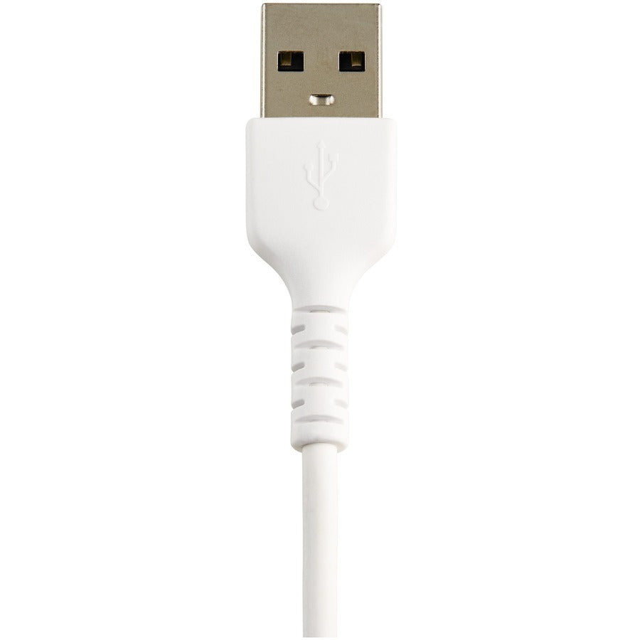 StarTech.com Câble USB-A vers Lightning blanc durable de 15 cm, câble de charge/synchronisation robuste et robuste pour Apple iPhone/iPad certifié MFi RUSBLTMM15CMW