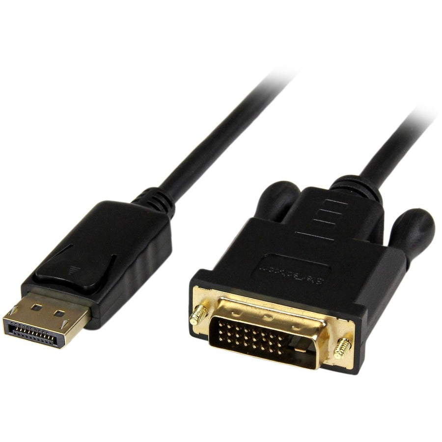 StarTech.com 3ft (1m) DisplayPort to DVI Cable, 1080p Video, Active DisplayPort to DVI-D Adapter/Converter Cable, DP to DVI Monitor Cable DP2DVIMM3BS