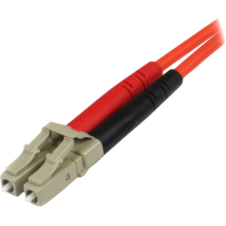 StarTech.com 5m Fiber Optic Cable - Multimode Duplex 50/125 - LSZH - LC/ST - OM2 - LC to ST Fiber Patch Cable 50FIBLCST5