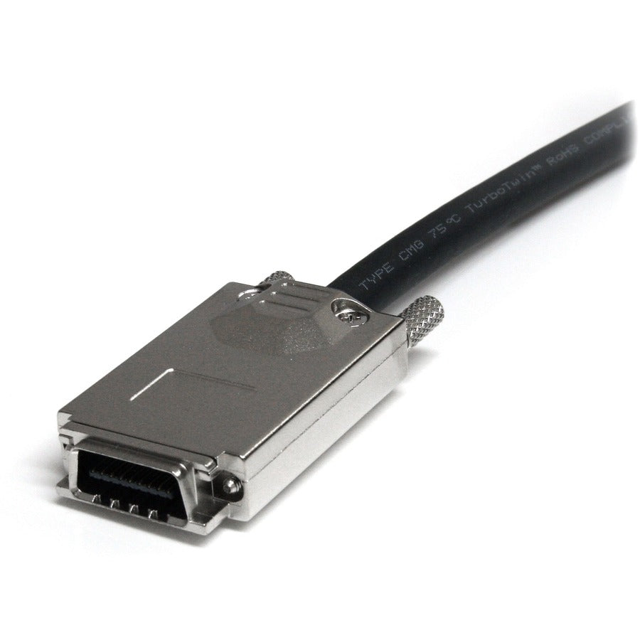 StarTech.com StarTech.com 100cm Serial Attached SCSI SAS Cable - SFF-8470 to SFF-8470 - erial Attached SCSI (SAS) external cable - 4-Lane - 4x InfiniBand - 4x InfiniBand SAS7070S100