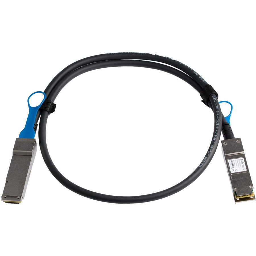 StarTech.com StarTech.com 1m QSFP+ to QSFP+ Direct Attach Cable for Juniper QFX-QSFP-DAC-1M 40GbE QSFP+ Copper DAC 40 Gbps Passive Twinax QFXQSFPDAC1M