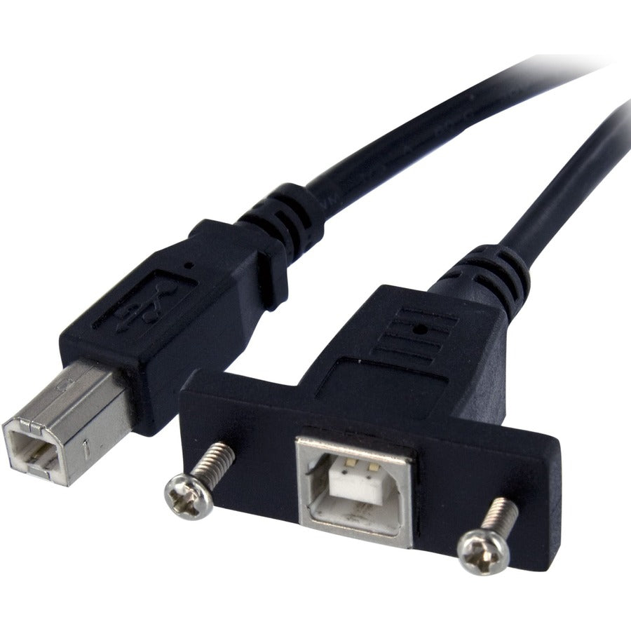 StarTech.com StarTech.com 1 ft Panel Mount USB Cable B to B - F/M USBPNLBFBM1