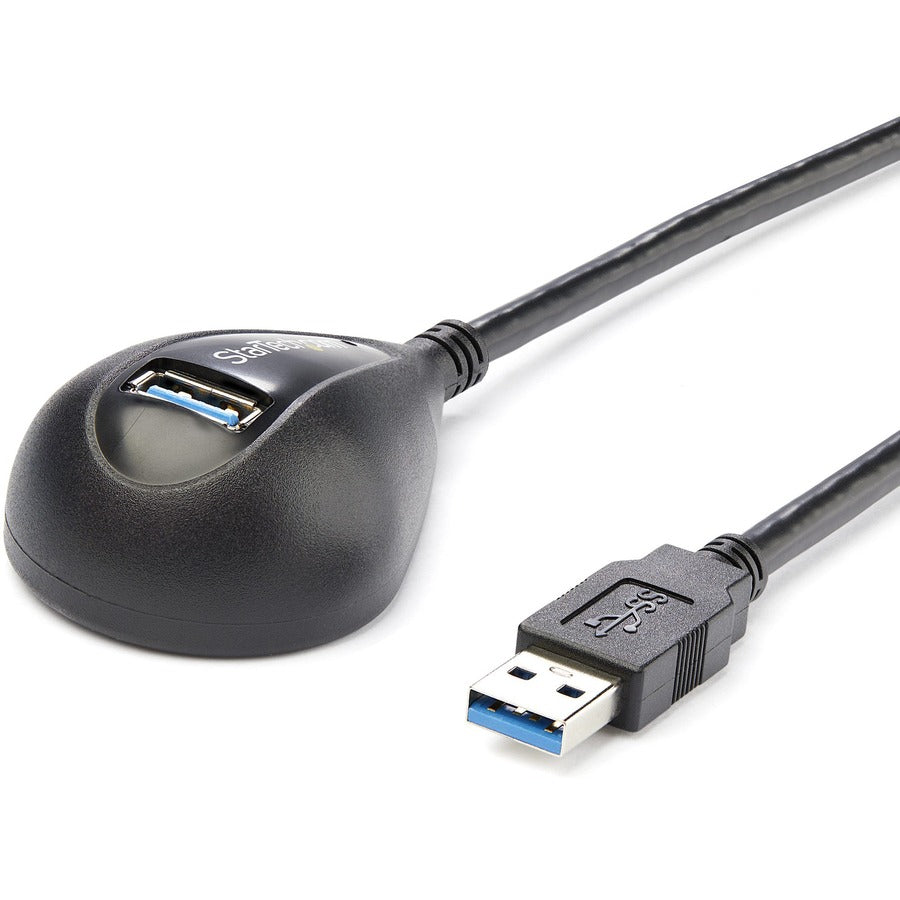 StarTech.com Câble d'extension USB 3.0 SuperSpeed ​​noir de 1,5 m - A vers AM/F USB3SEXT5DKB