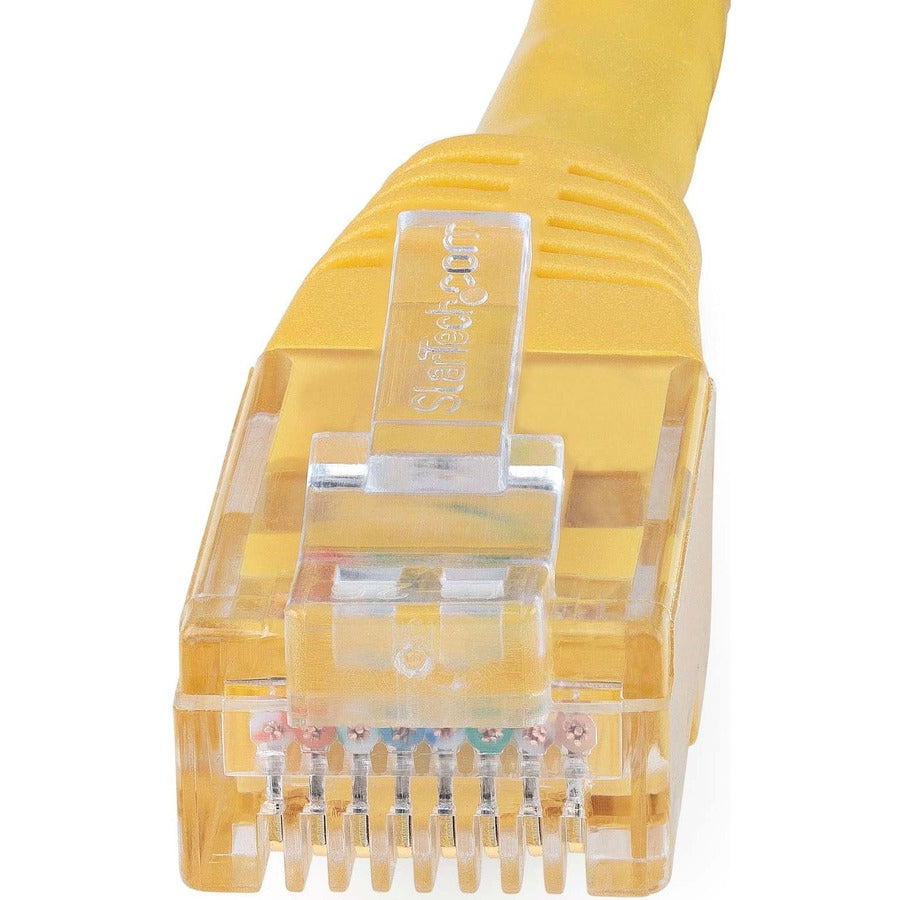 StarTech.com Câble Ethernet CAT6 de 35 pieds - Gigabit moulé jaune - 100 W PoE UTP 650 MHz - Cordon de brassage catégorie 6 Câblage certifié UL/TIA C6PATCH35YL