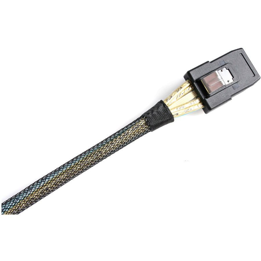 StarTech.com StarTech.com 50cm Internal Mini-SAS Cable SFF-8087 To SFF-8087 & Sideband - Serial Attached SCSI (SAS) internal cable - with Sidebands - 4-Lane - 36 pin 4i Mini MultiLane - 36 pin 4i Mini MultiLane - 50 cm SAS878750